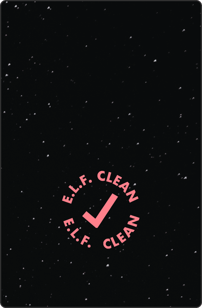 e.l.f. clean check mark